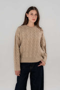 Knitted Cable Sweater