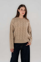 Knitted Cable Sweater