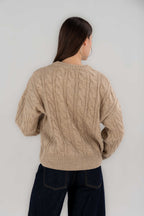 Knitted Cable Sweater