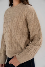 Knitted Cable Sweater