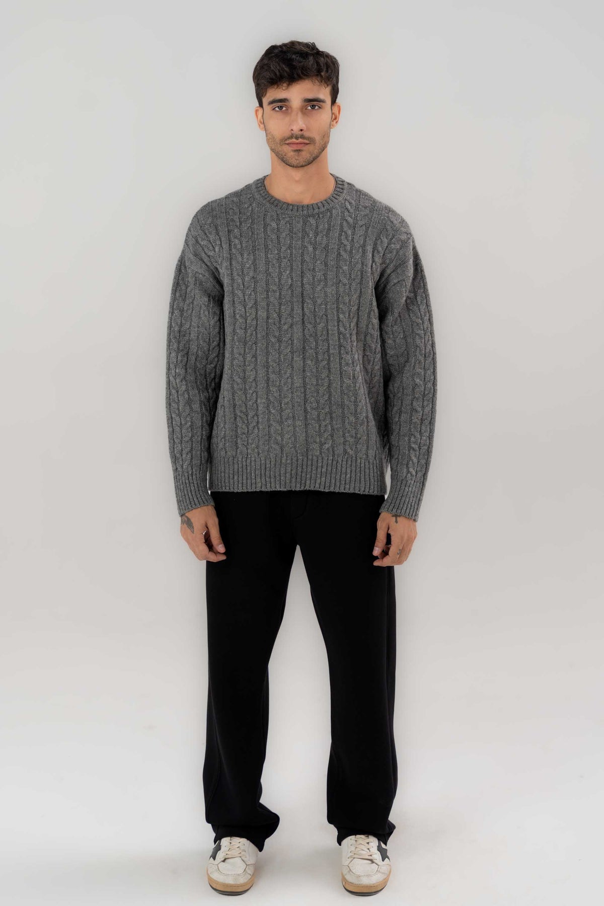 Cable Knit Men's Sweater