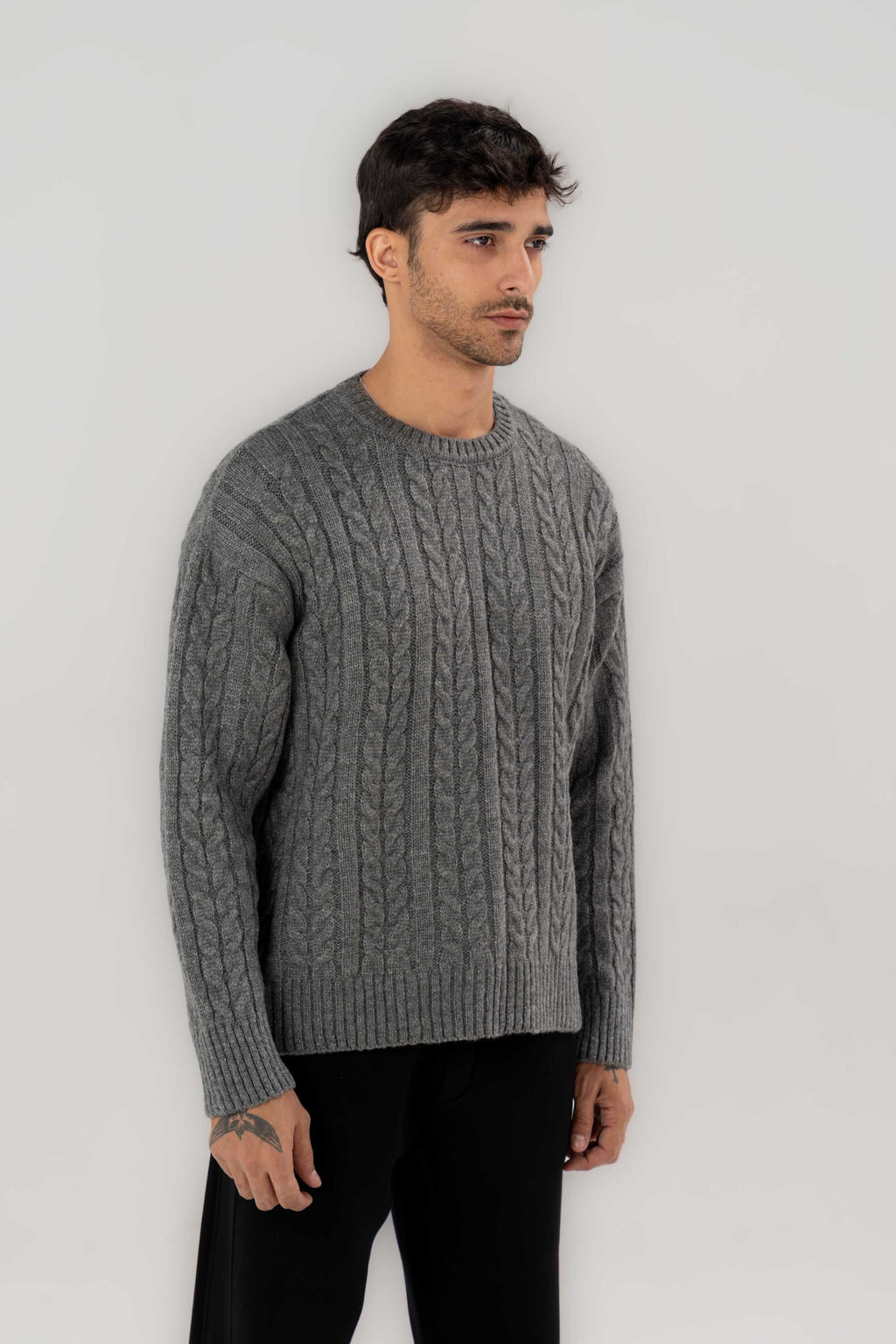 Cable Knit Men's Sweater