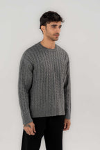Cable Knit Men's Sweater