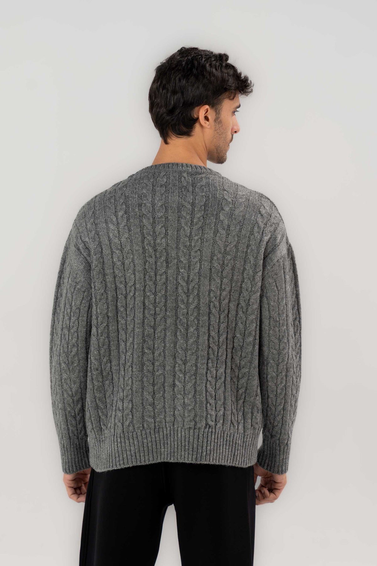 Cable Knit Men's Sweater