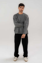 Cable Knit Men's Sweater