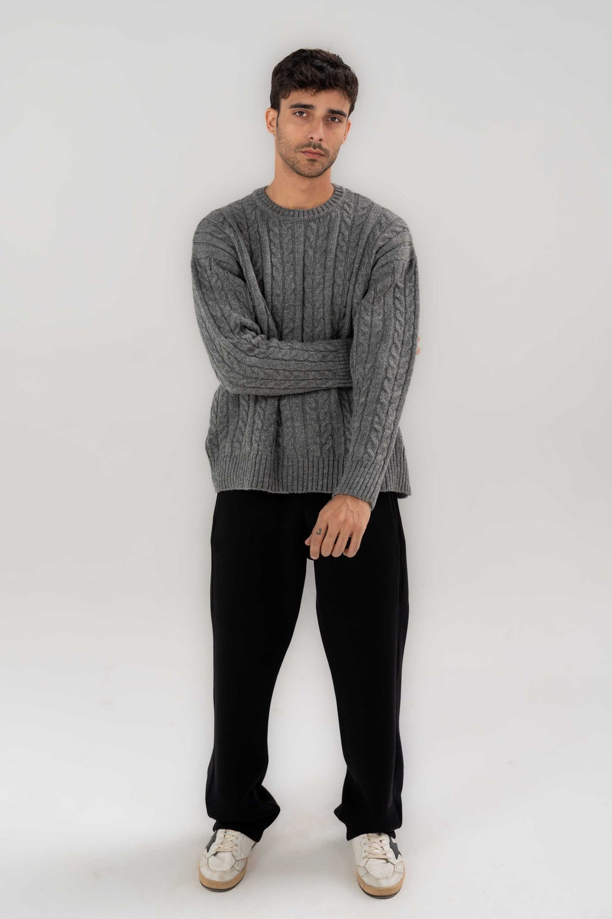 Cable Knit Men's Sweater
