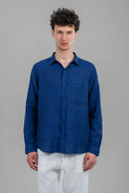 Relaxed Men Heritage Linen Shirt