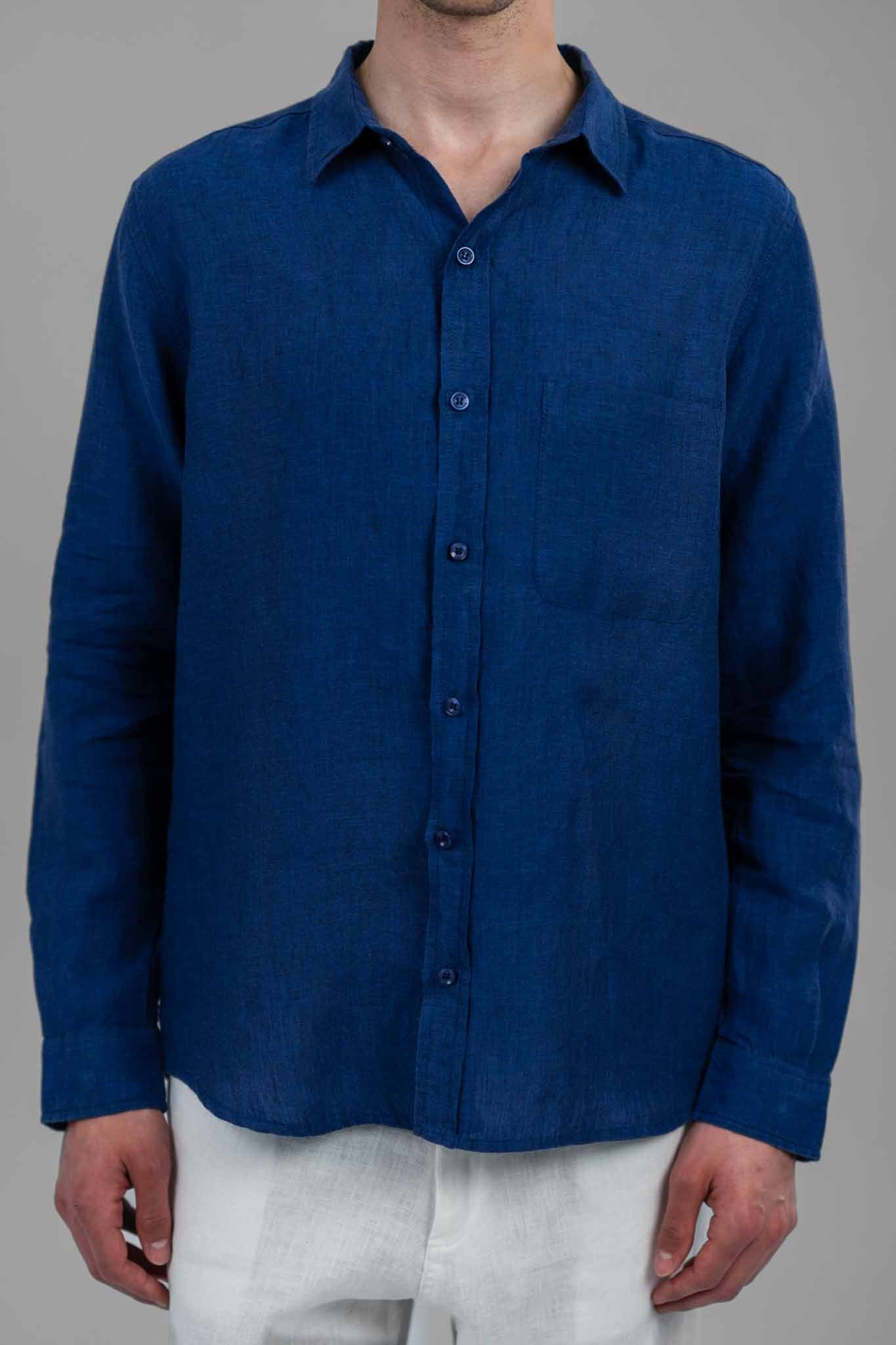Relaxed Men Heritage Linen Shirt