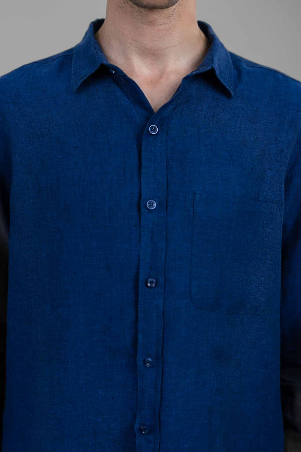Relaxed Men Heritage Linen Shirt
