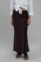 Silken Satin Skirt