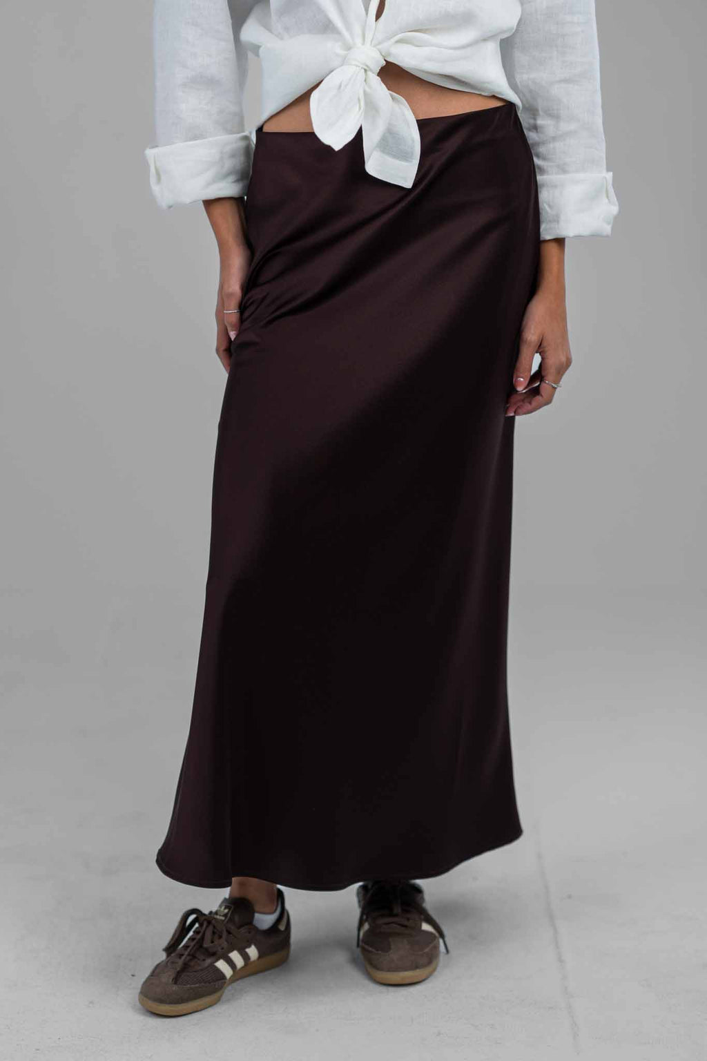 Silken Satin Skirt