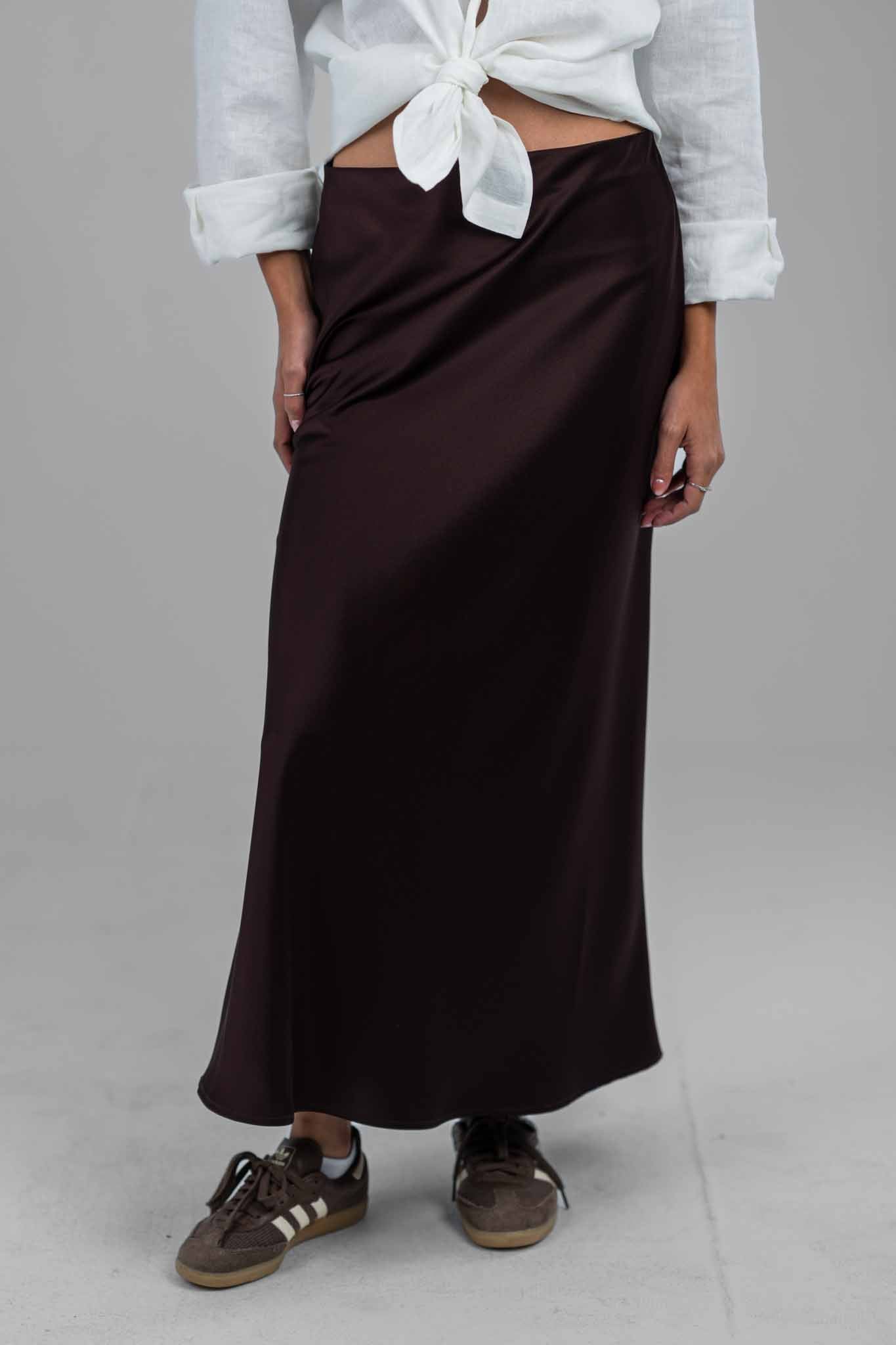 Silken Satin Skirt