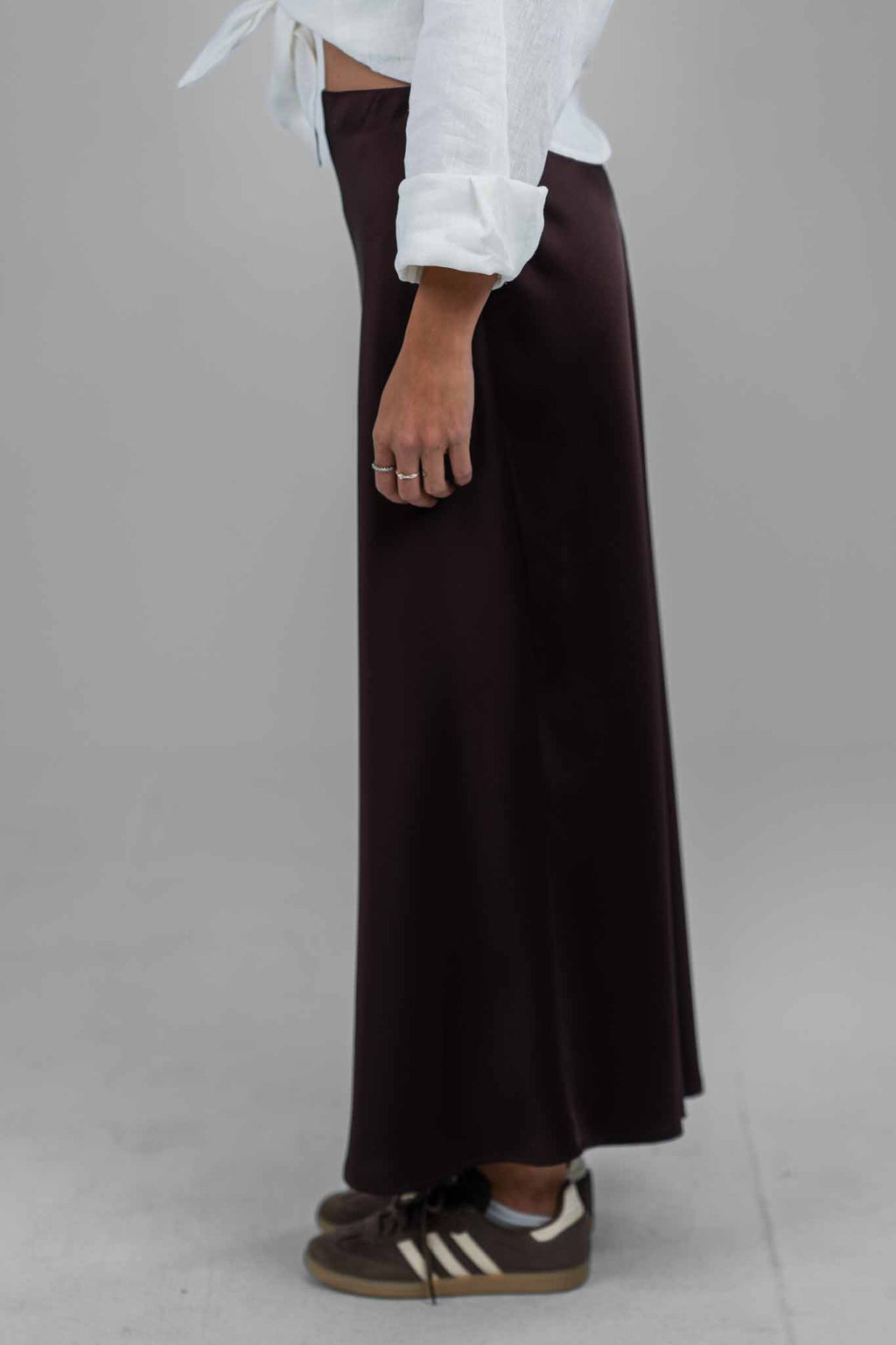 Silken Satin Skirt