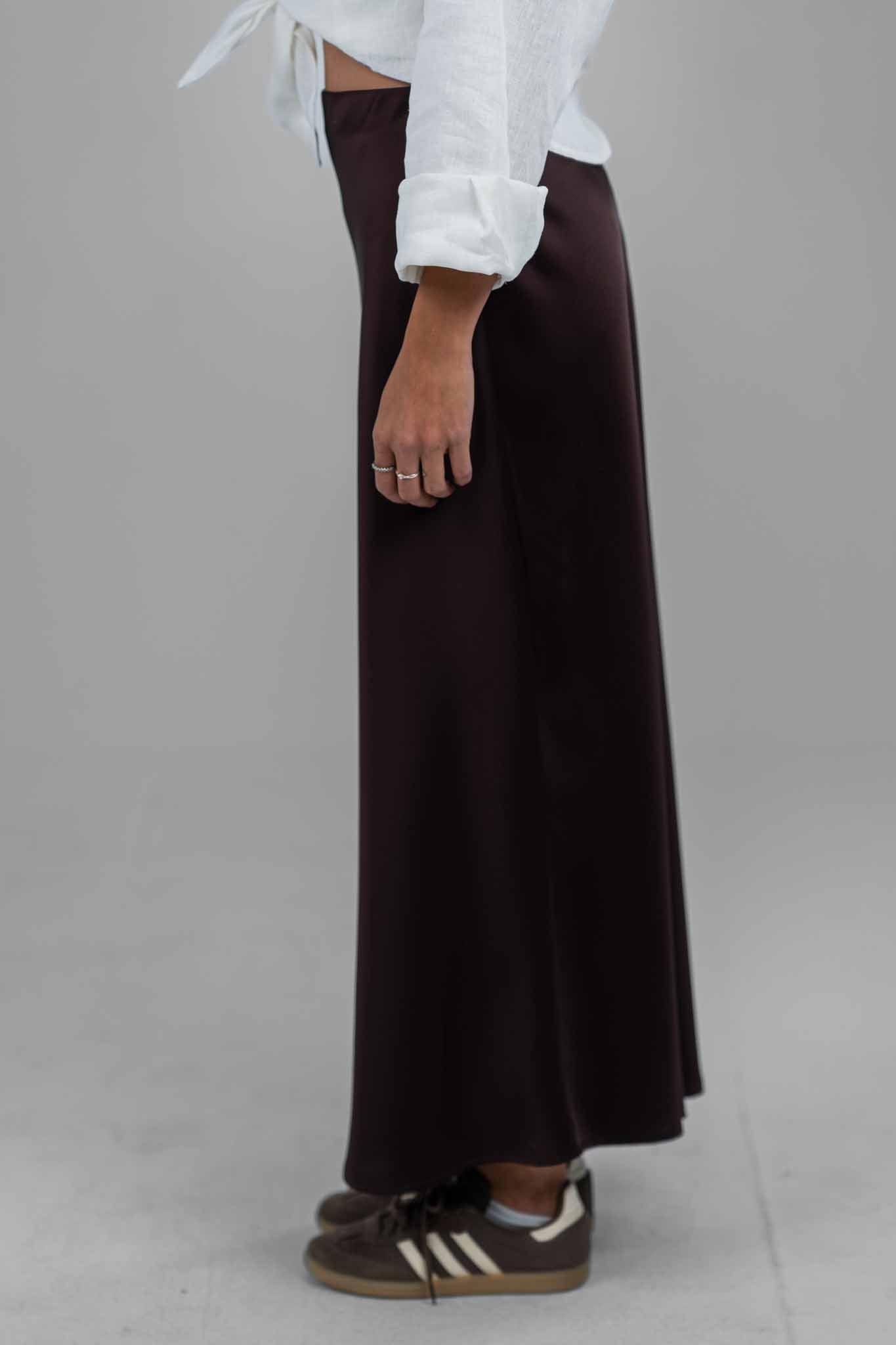 Silken Satin Skirt