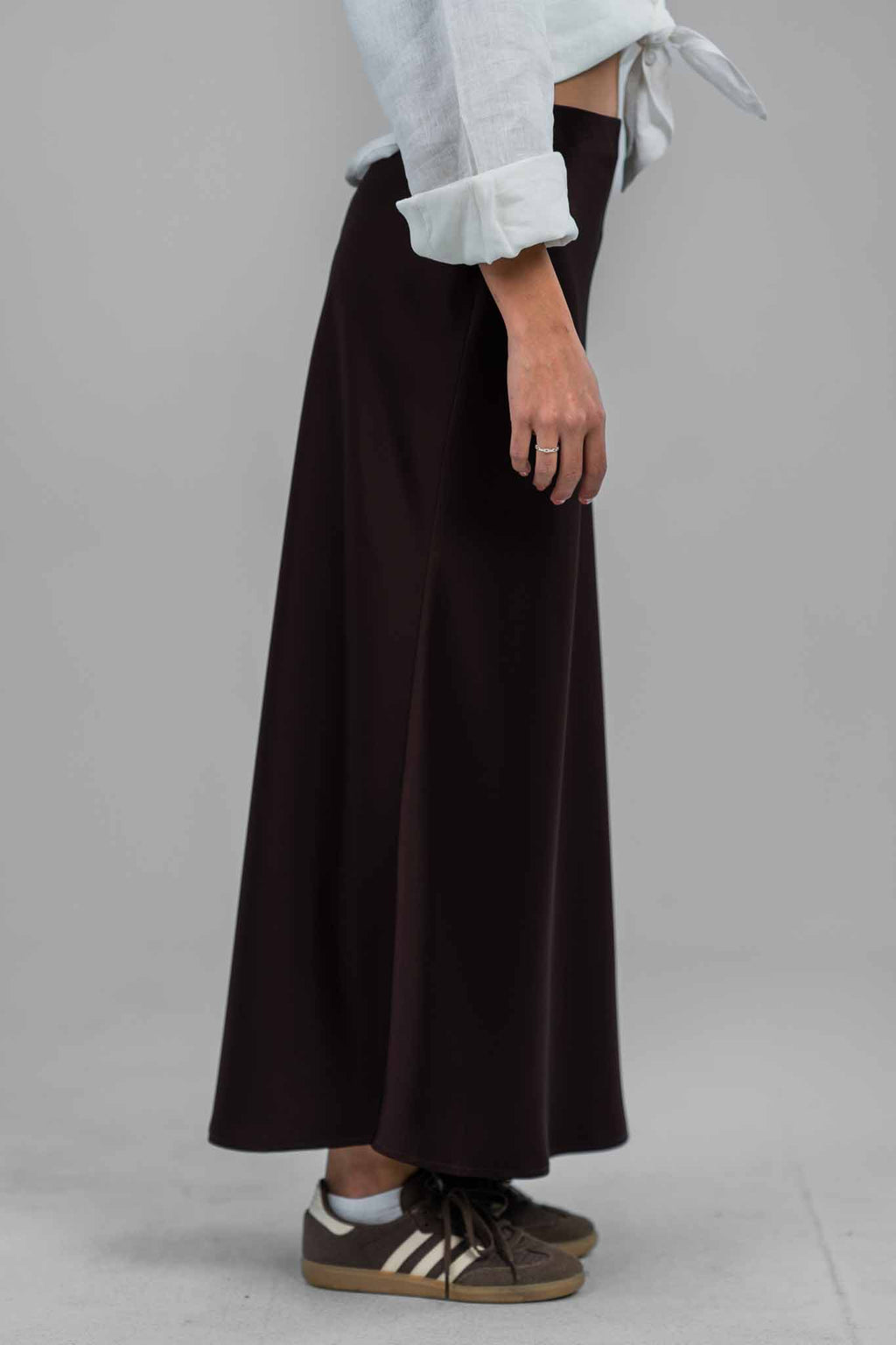 Silken Satin Skirt