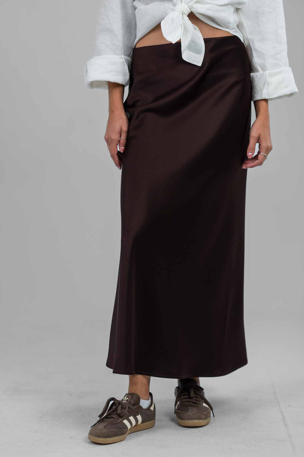 Silken Satin Skirt