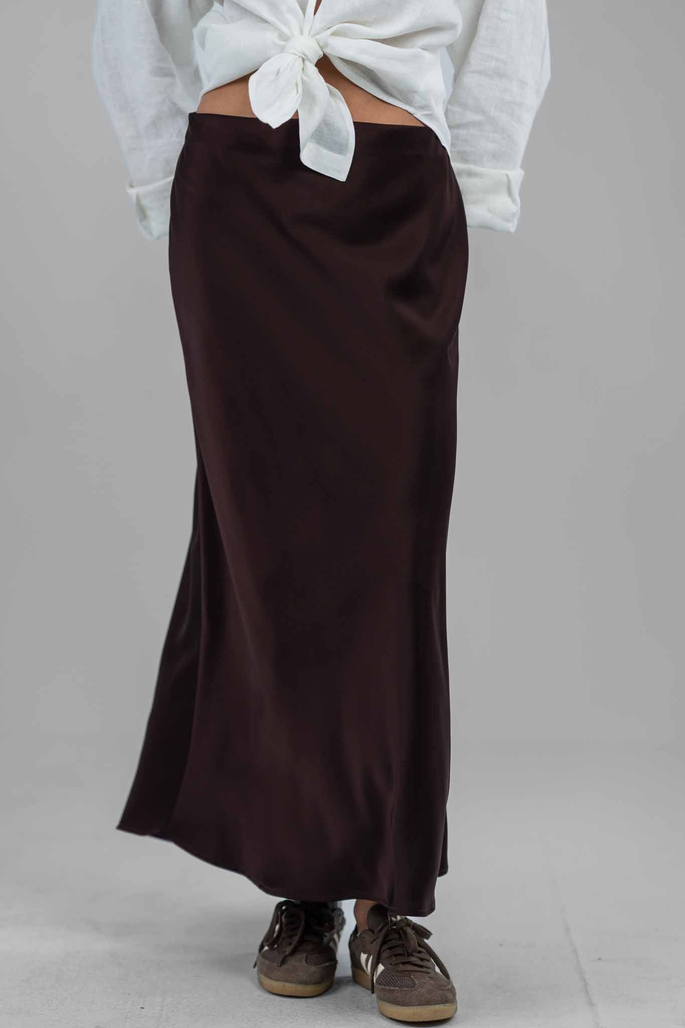 Silken Satin Skirt