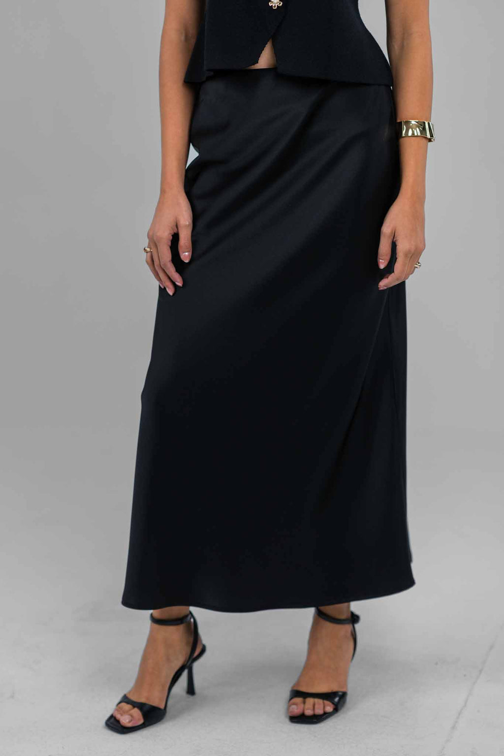 Silken Satin Skirt