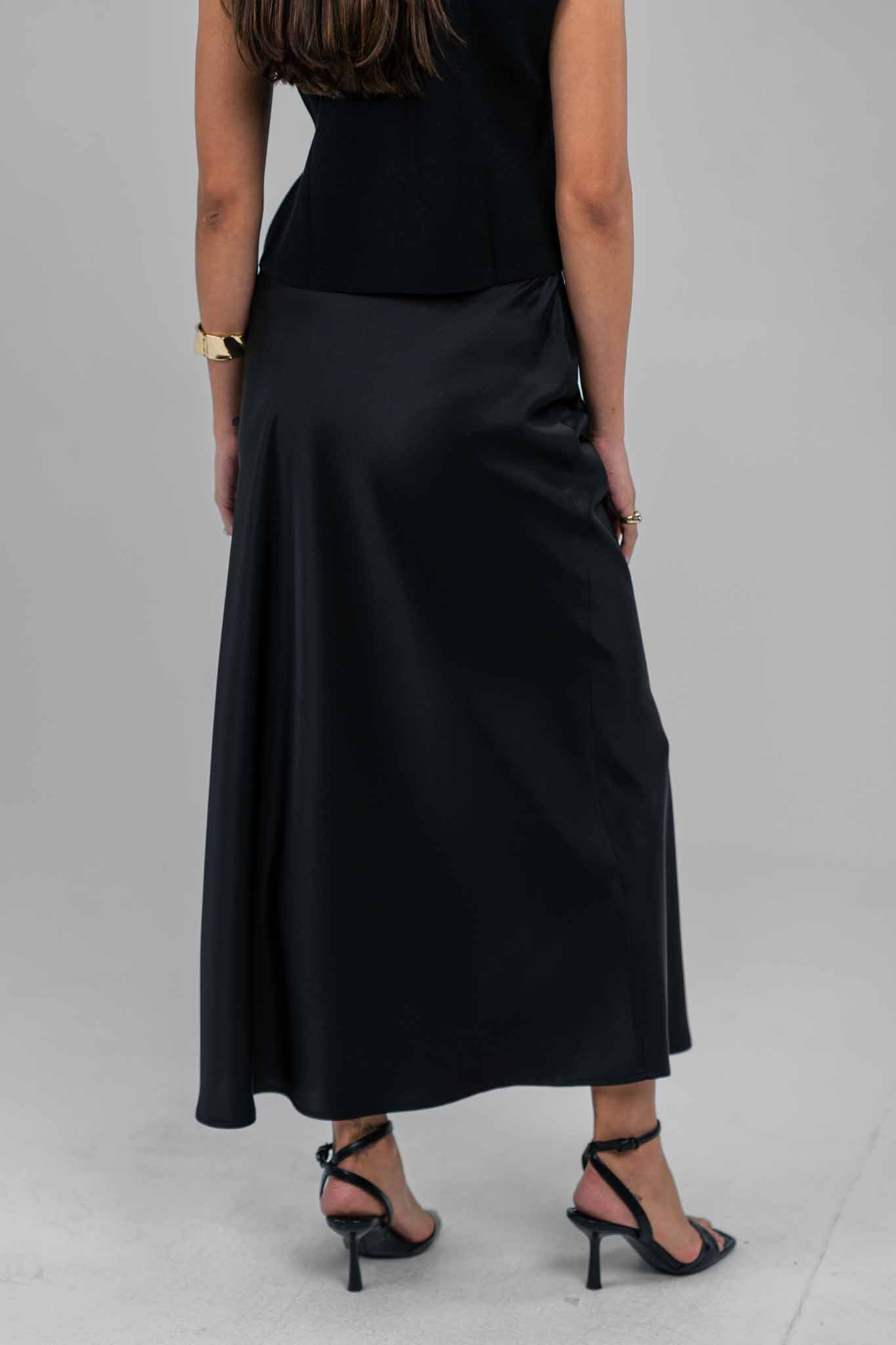 Silken Satin Skirt