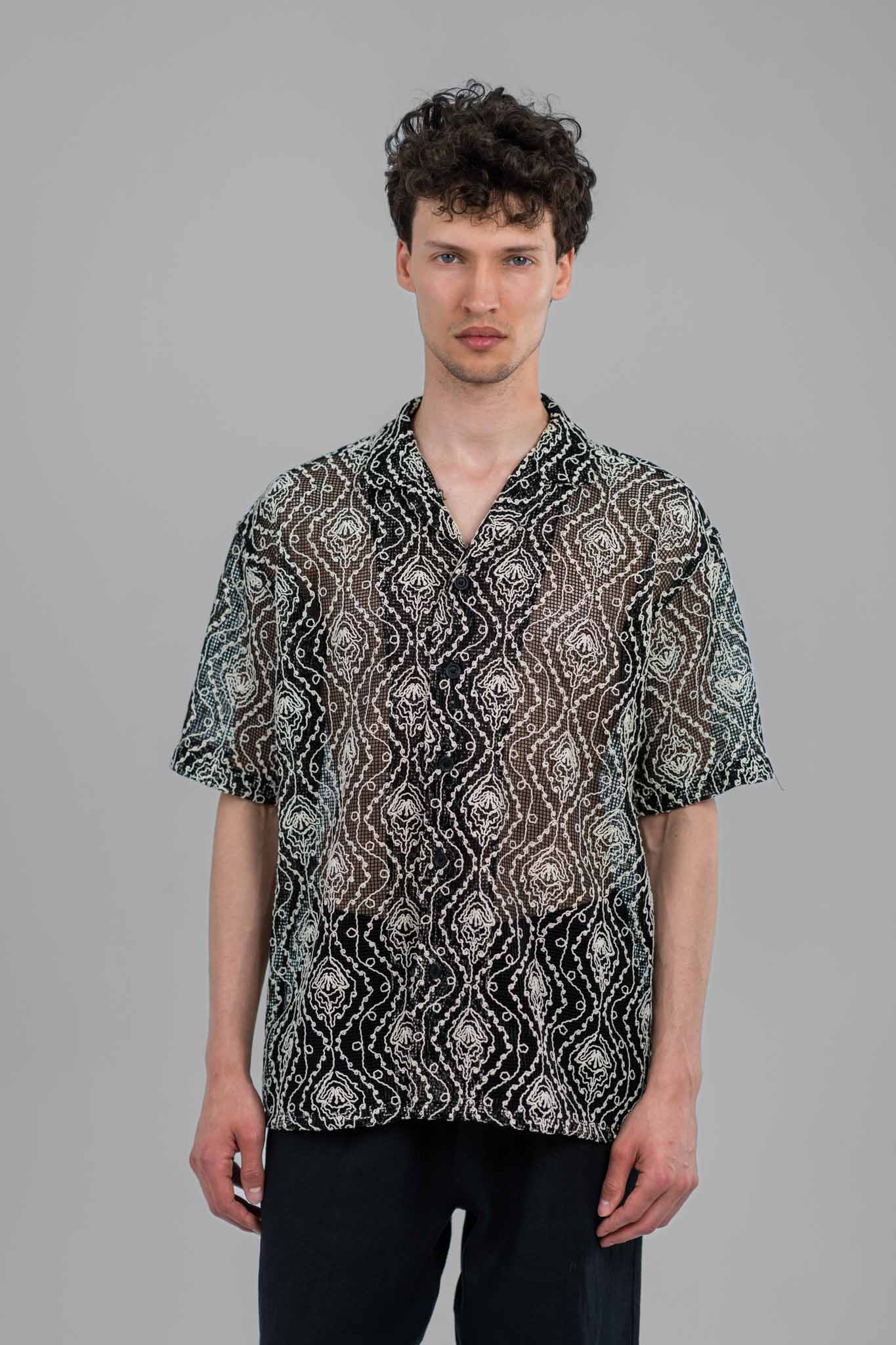Boho Stitch Men's Shirt