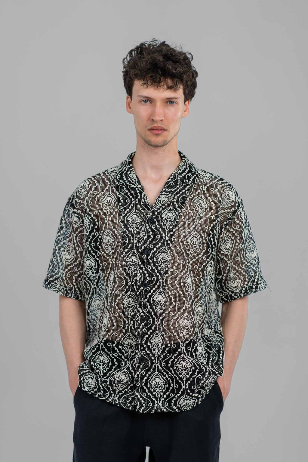 Boho Stitch Men's Shirt
