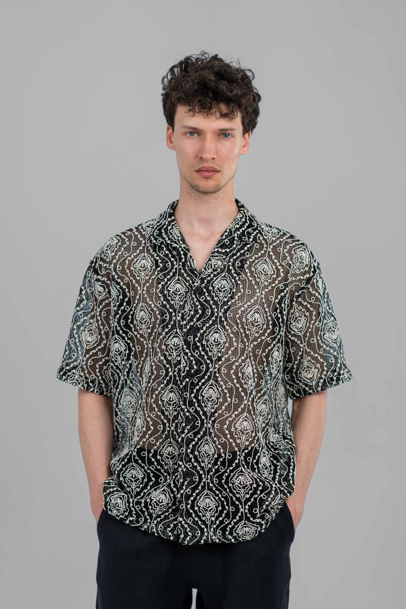 Boho Stitch Men's Shirt