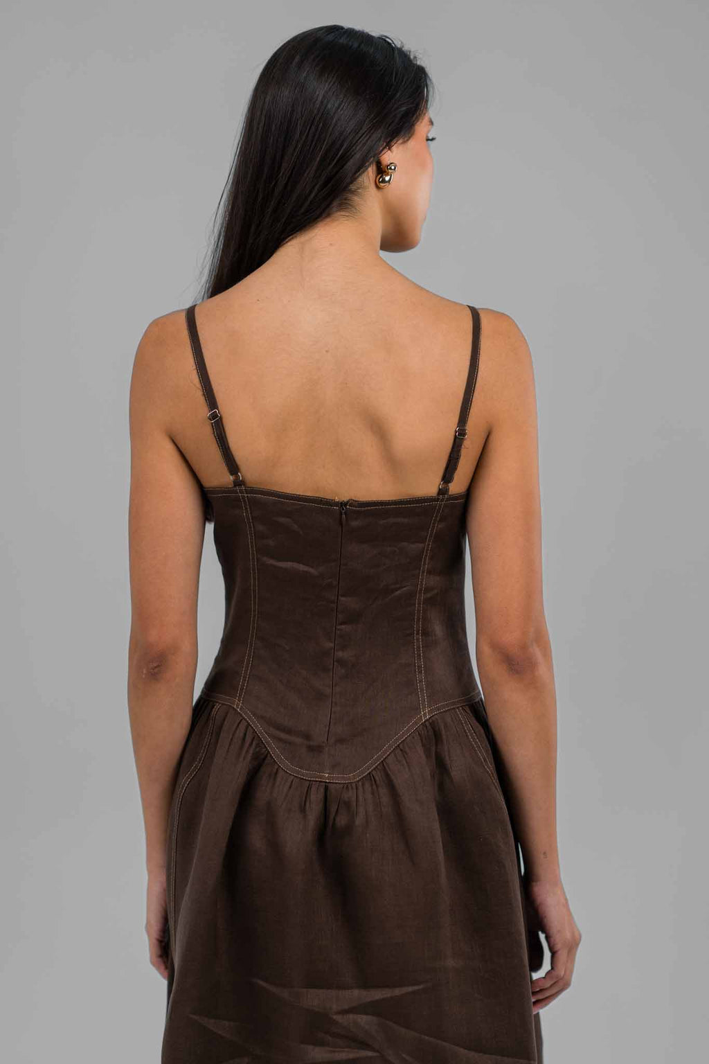 Tuscany Linen Stitch Dress