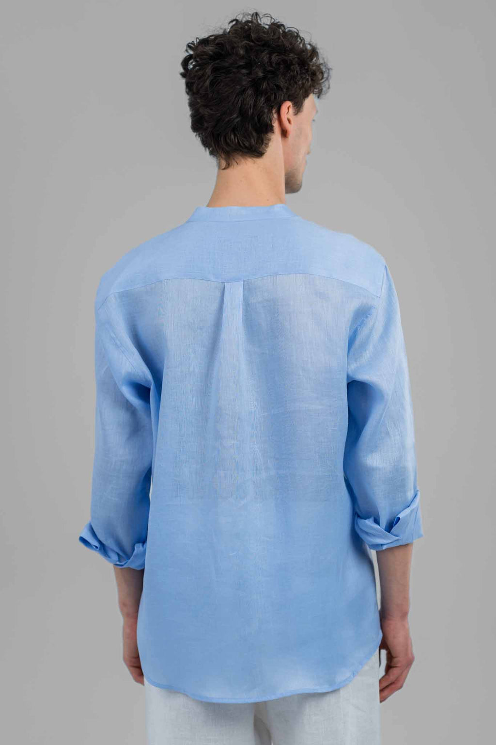 Seabreeze Mandarin Collar Shirt