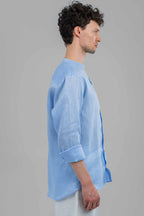 Seabreeze Mandarin Collar Shirt