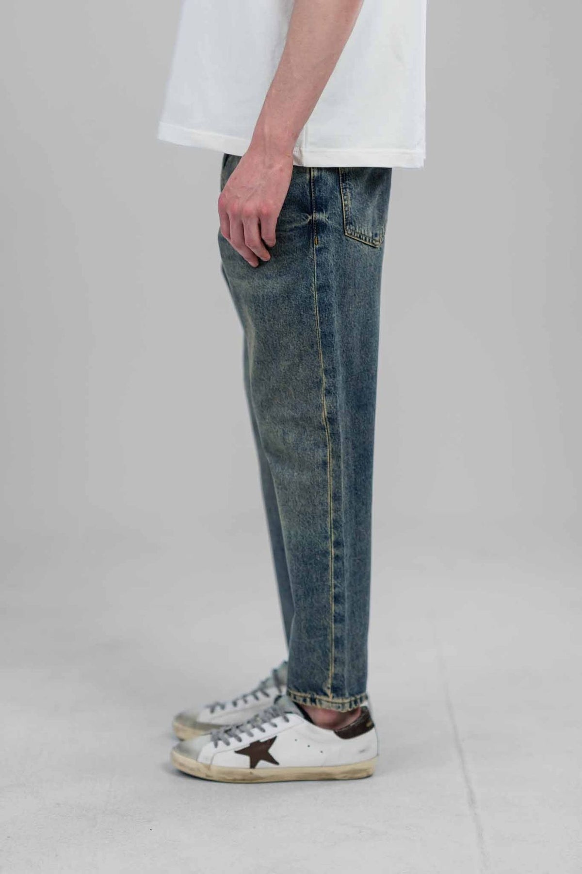 The Carrot Cut Denim Pants