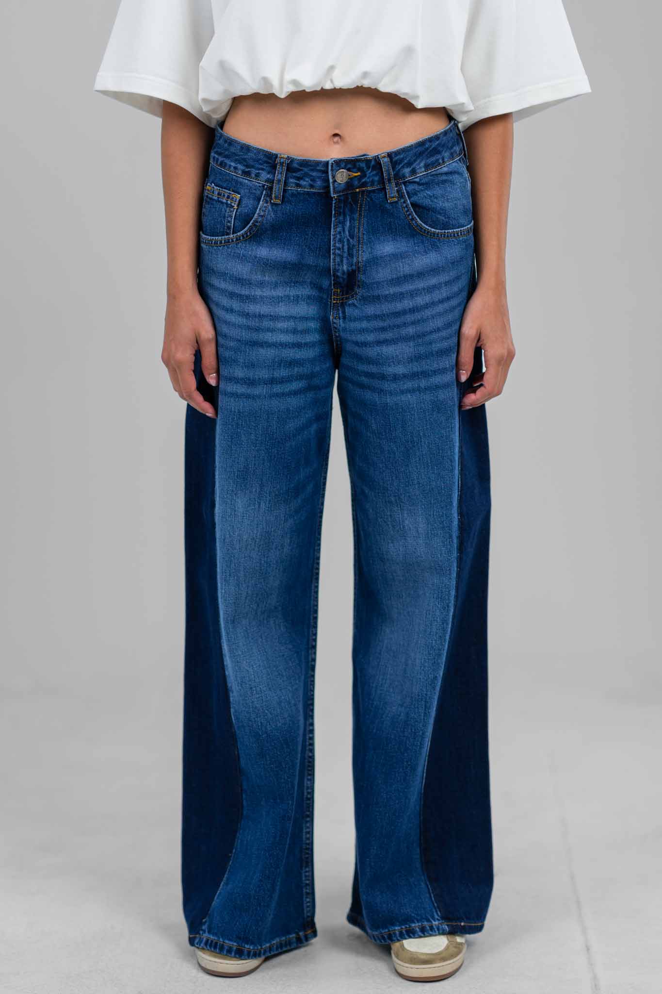 The Contour Wide Denim Pants