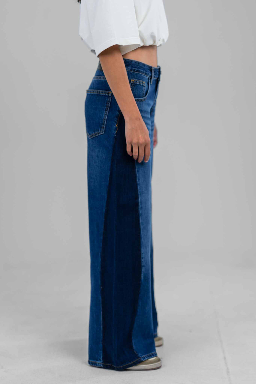 The Contour Wide Denim Pants