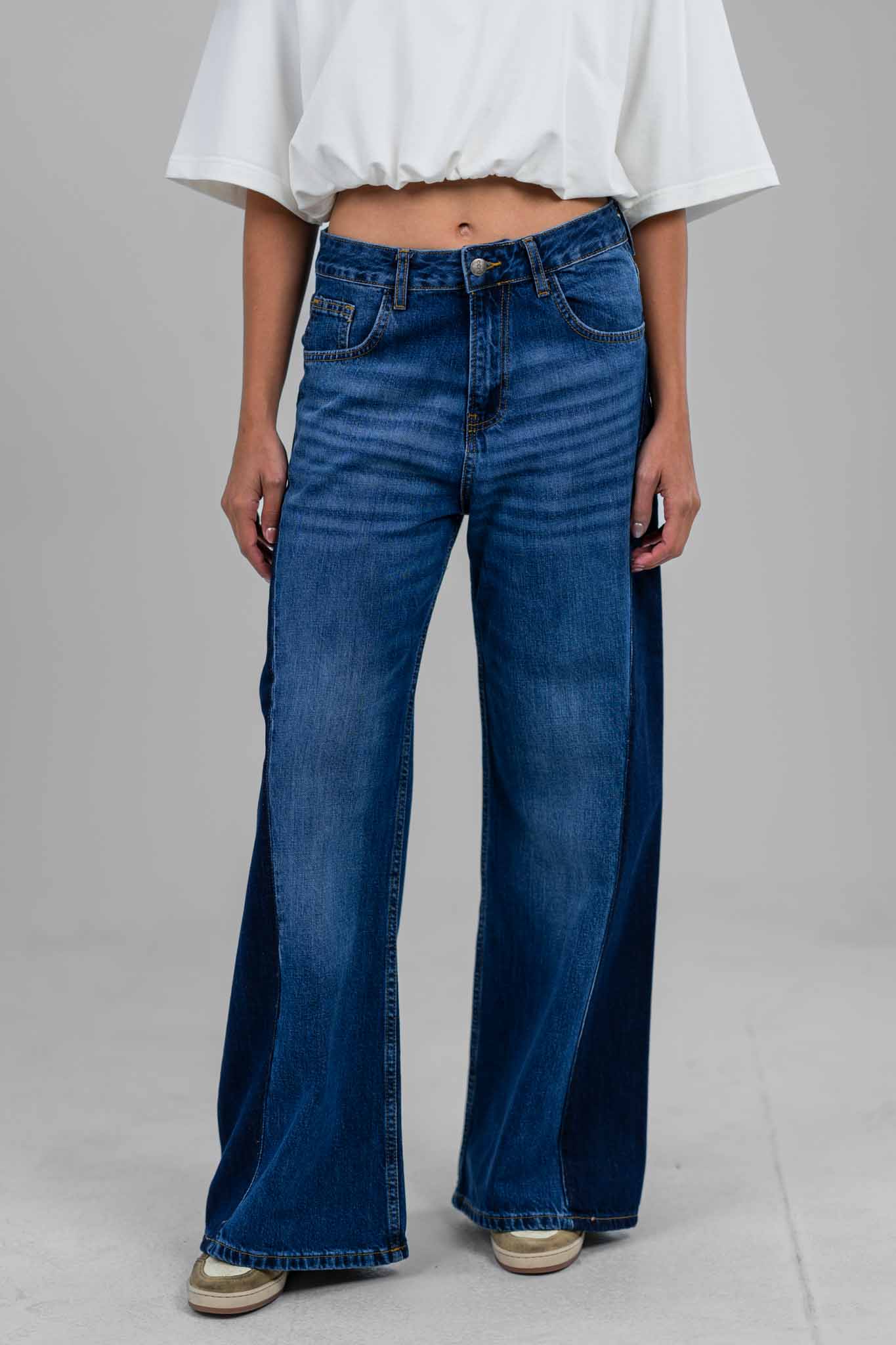 The Contour Wide Denim Pants