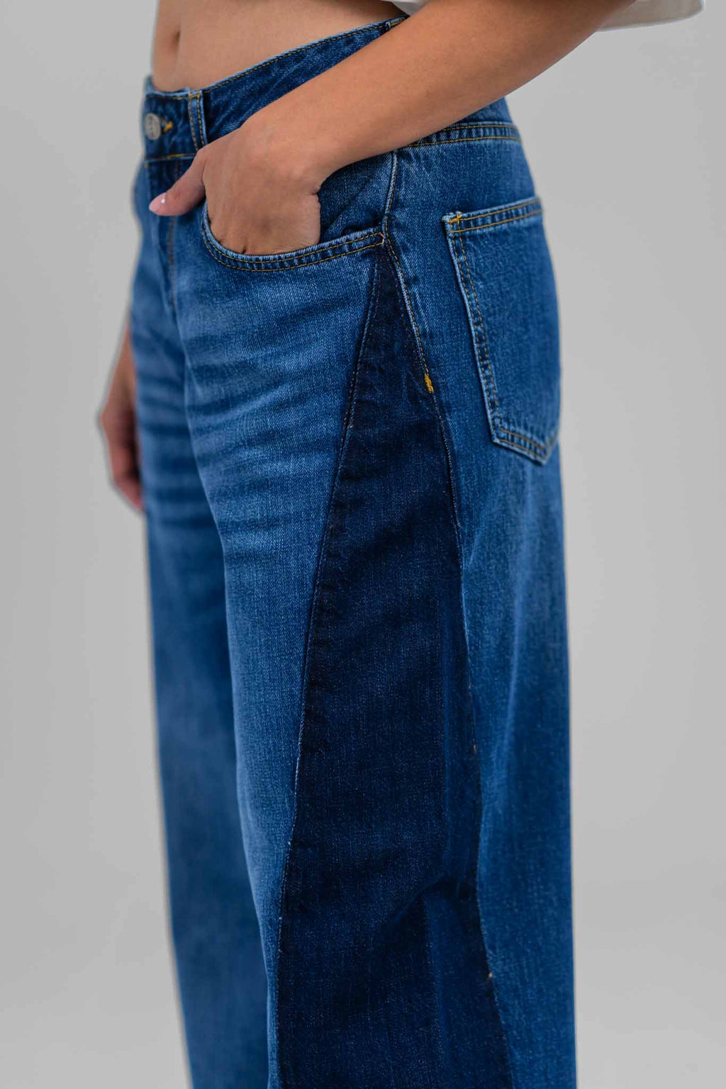 The Contour Wide Denim Pants