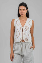 Ivory Dune Vest