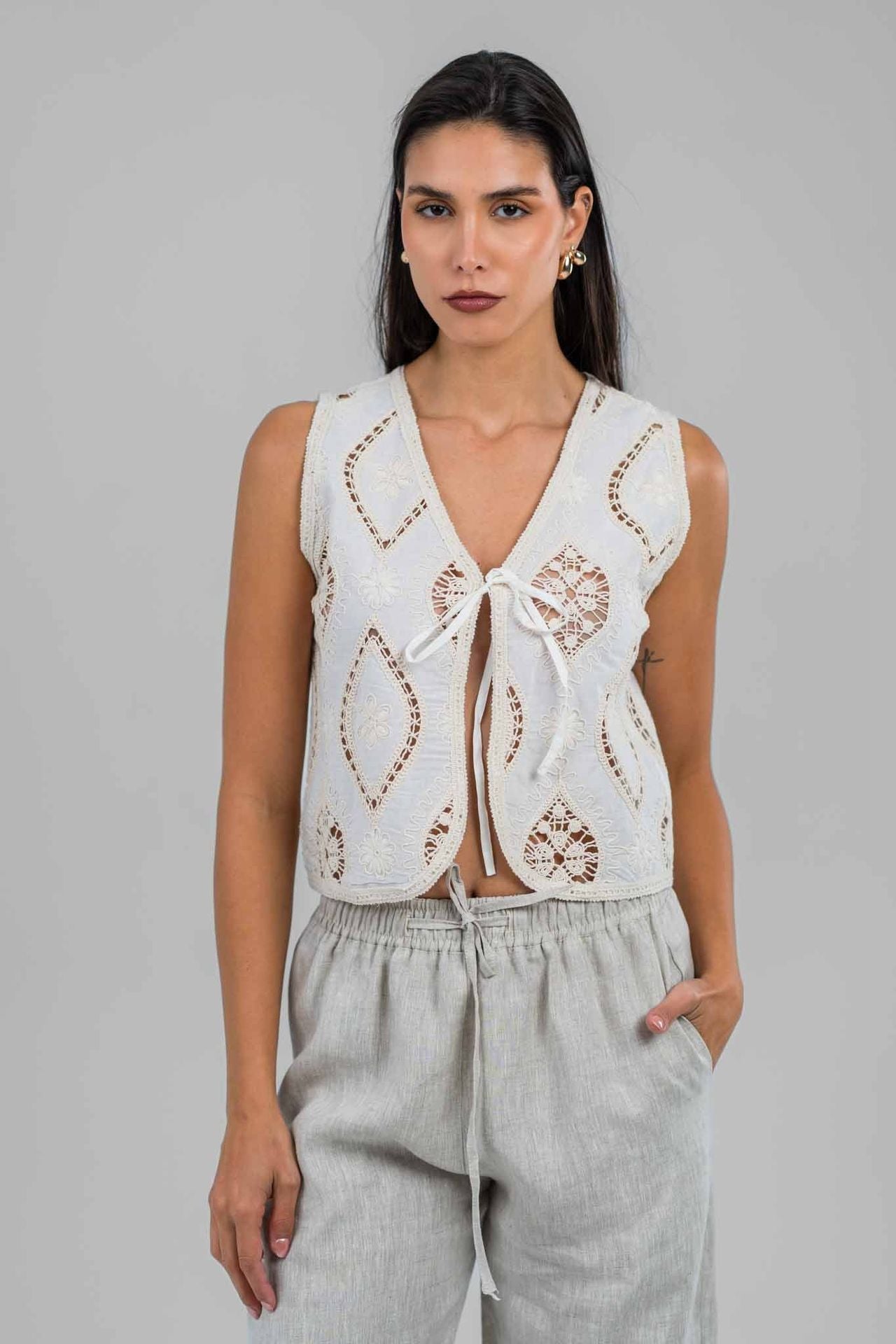 Ivory Dune Vest