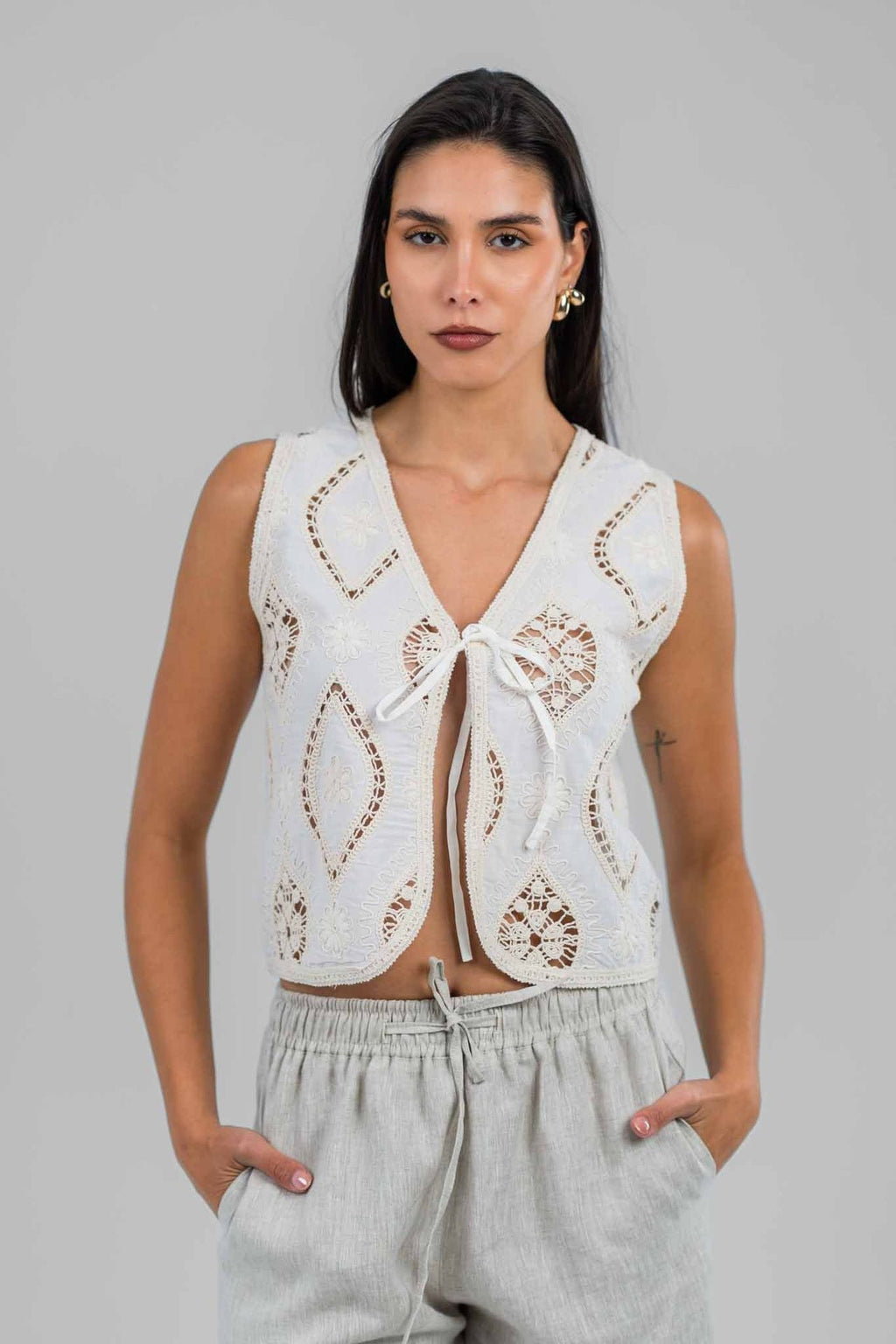 Ivory Dune Vest