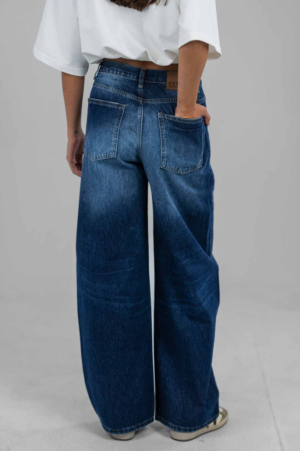Crossover Denim Pants