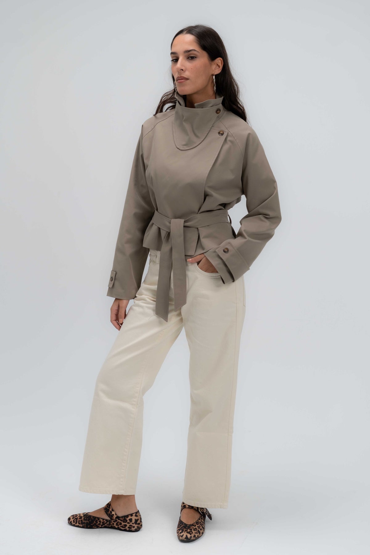 Vanilla Cropped Leg Denim Pants