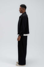 Wool-Look Tailored Trousers