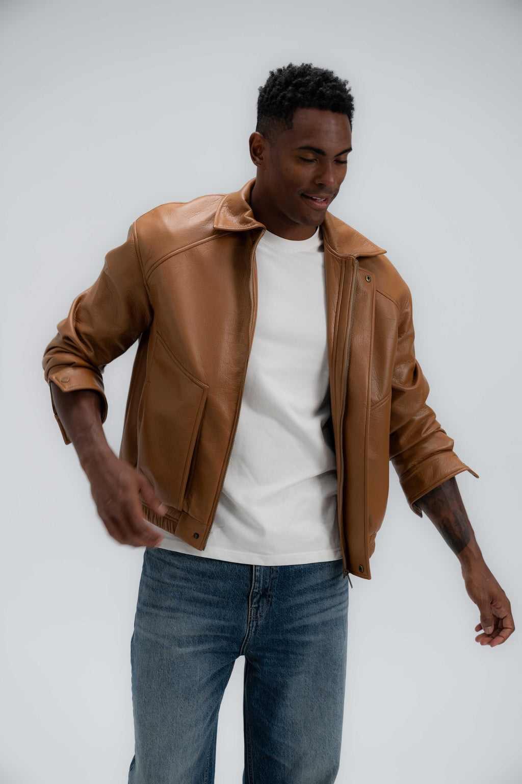 The Cooper Faux Leather Jacket