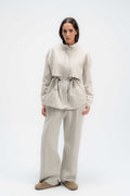 Structured Interlock Pants
