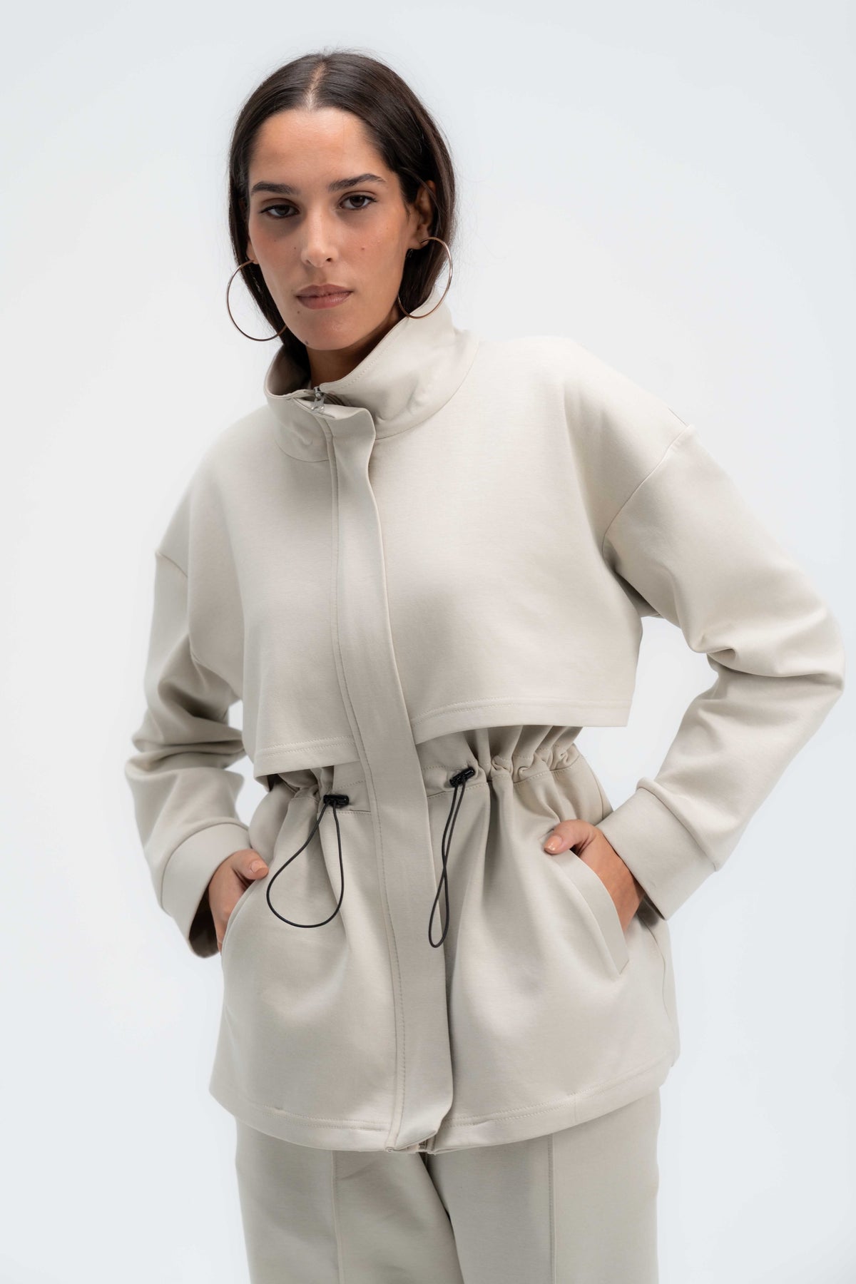 Structured Interlock Jacket