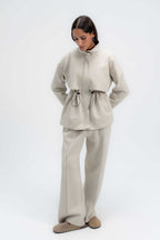 Structured Interlock Pants