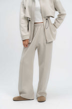 Structured Interlock Pants