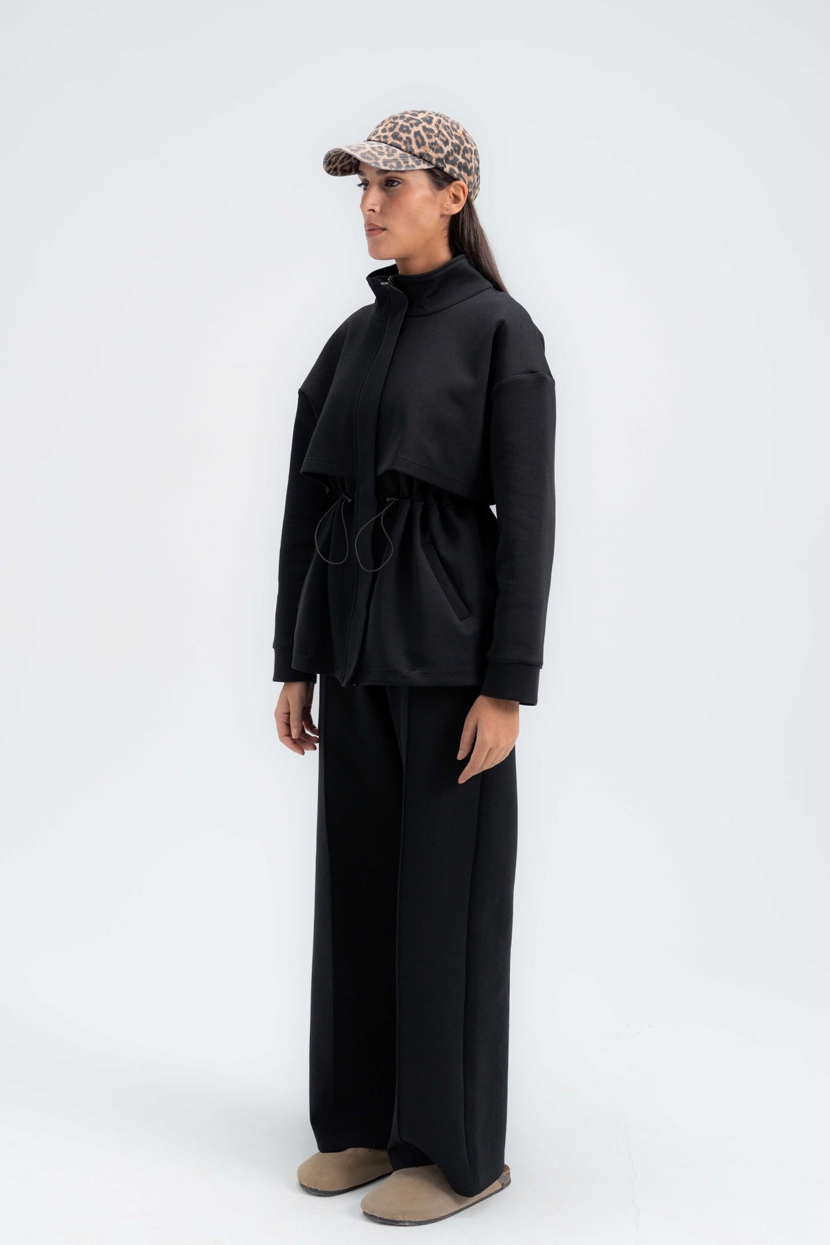 Structured Interlock Pants