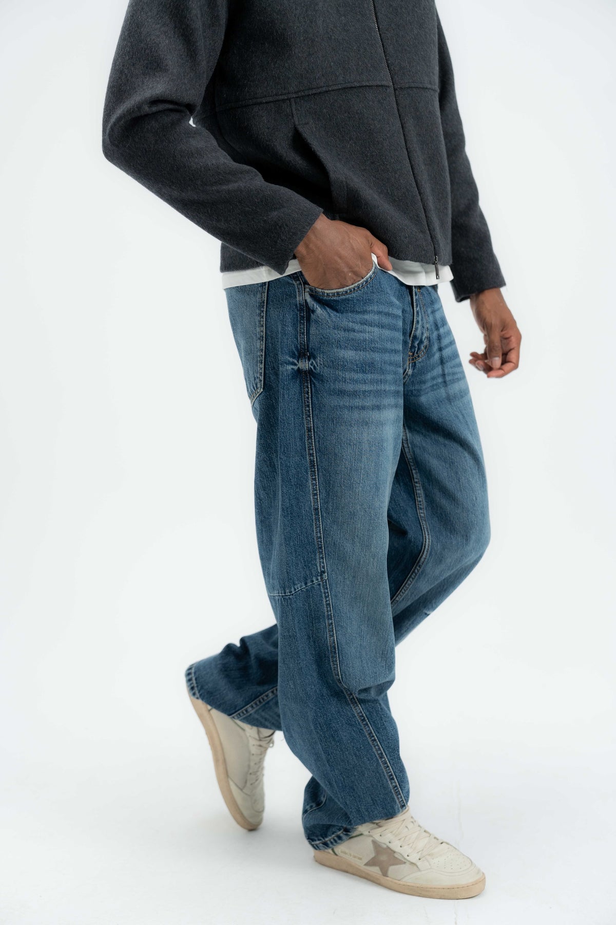 The Anchor Wide Leg Denim Pants