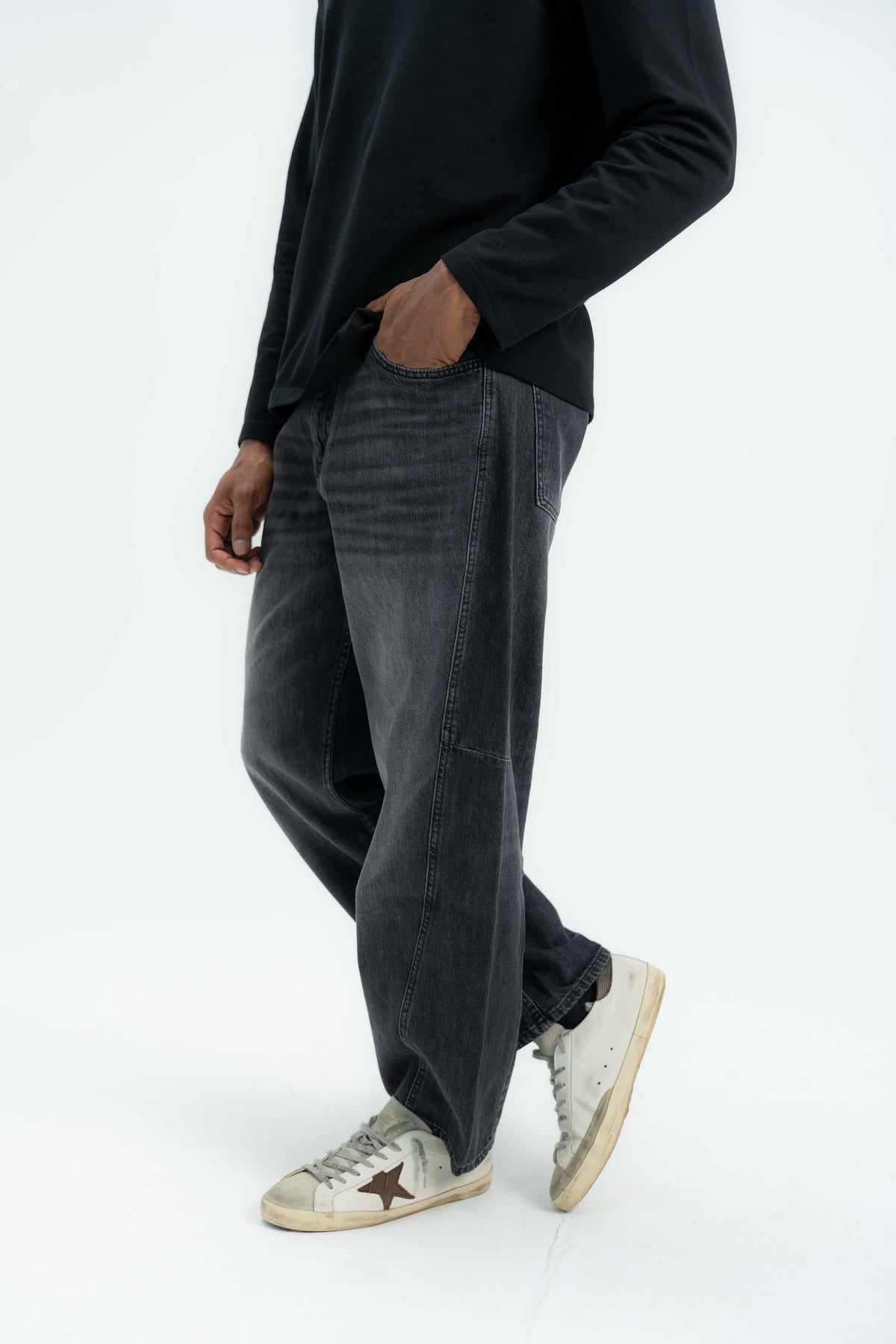 The Anchor Wide Leg Denim Pants