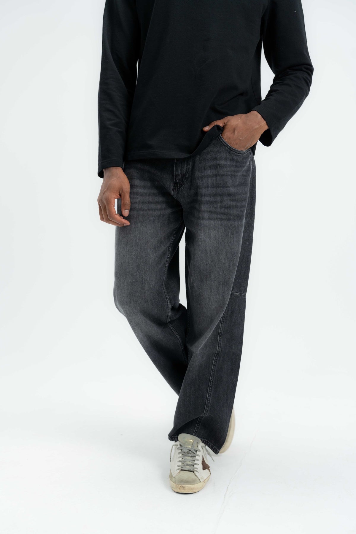 The Anchor Wide Leg Denim Pants