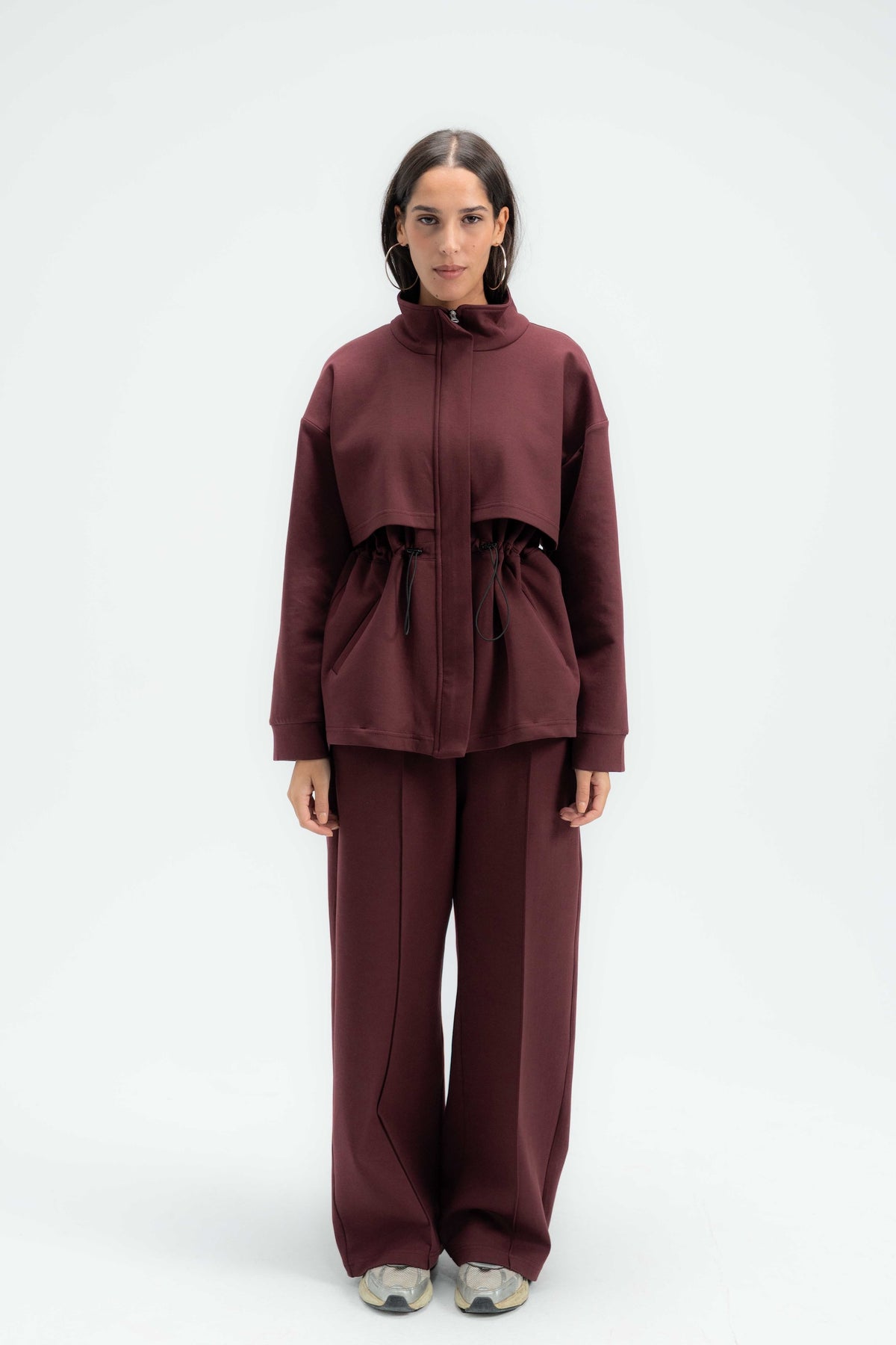 Structured Interlock Pants